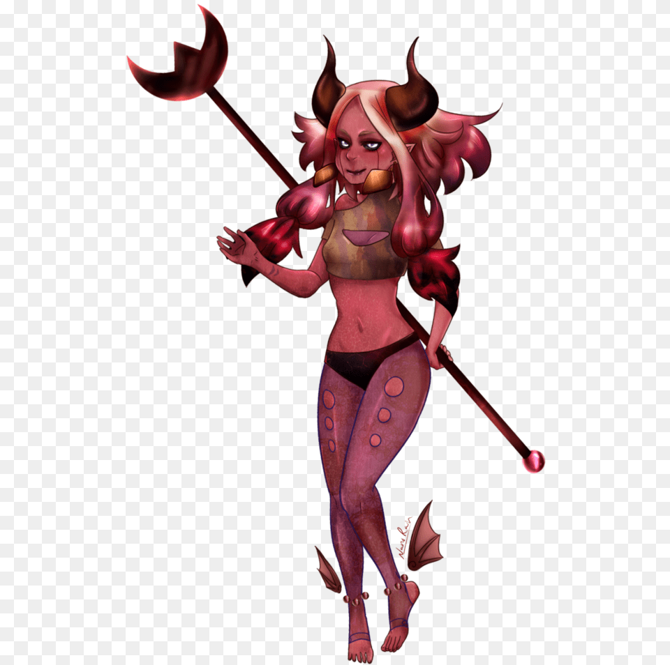 Demon 12 February Rain Devil Runescape Female Demon, Adult, Person, Woman, Costume Free Png Download