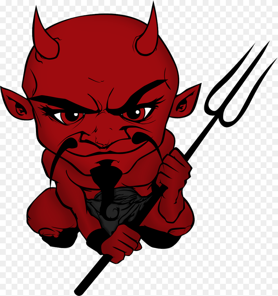 Demon, Cutlery, Fork, Baby, Person Free Png