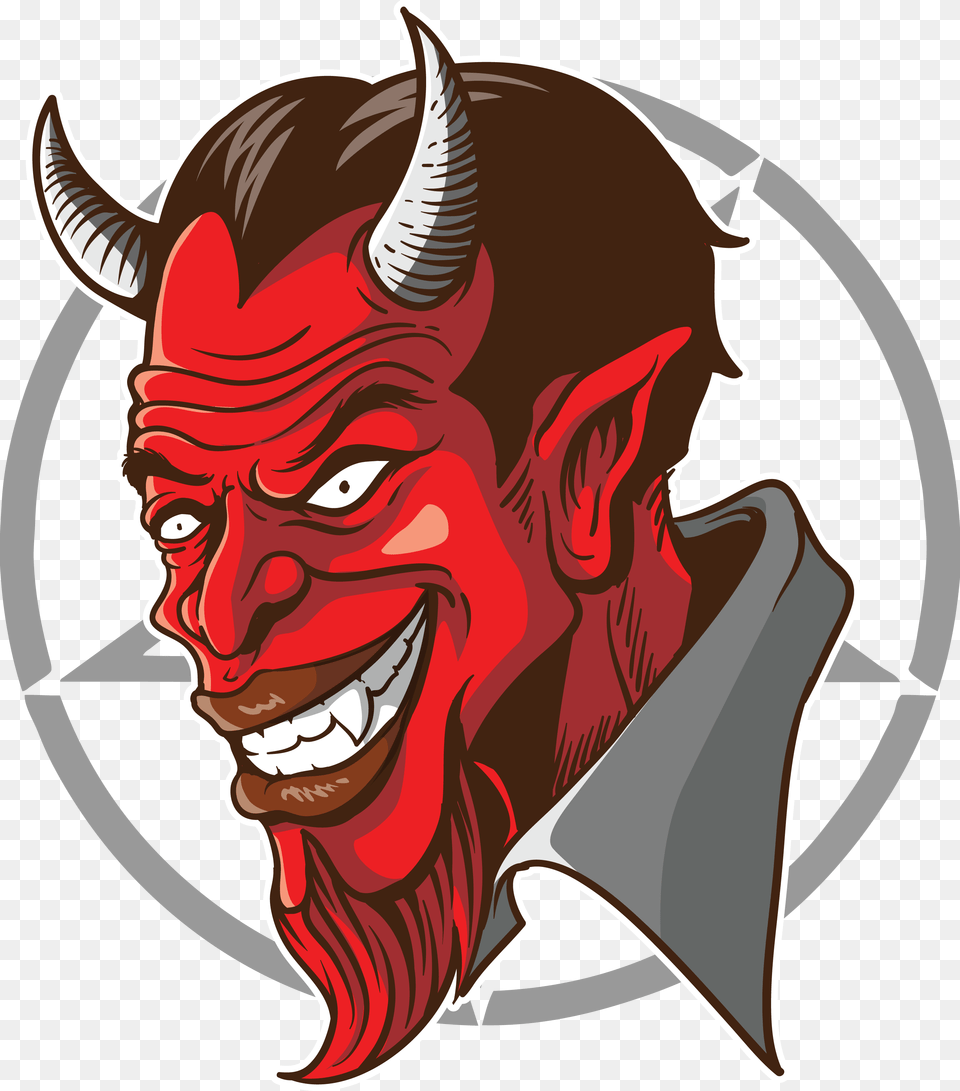 Demon, Head, Person, Face, Art Png Image