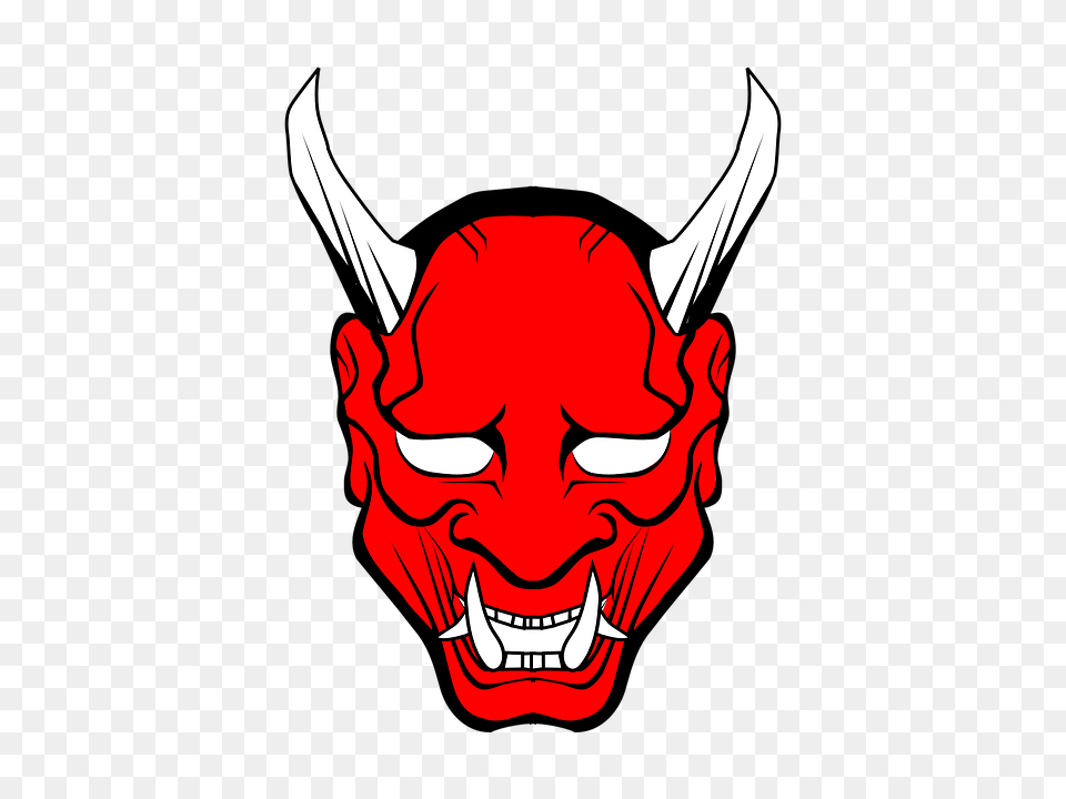 Demon, Mask, Person, Face, Head Free Transparent Png