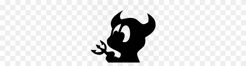 Demon Clipart, Stencil Free Png Download