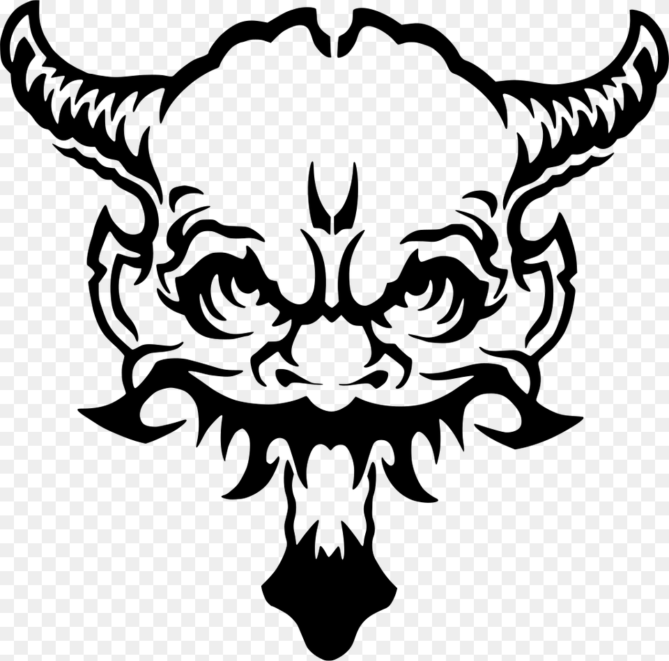 Demon Clipart, Gray Free Transparent Png