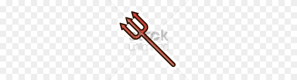 Demon Clipart, Weapon, Trident, Dynamite Png