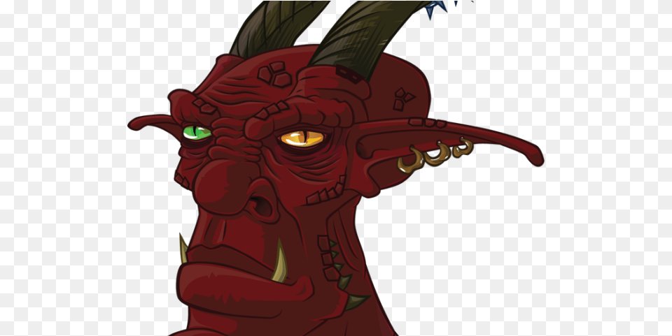 Demon Clipart Devil Horn Devil, Baby, Person, Art Free Png