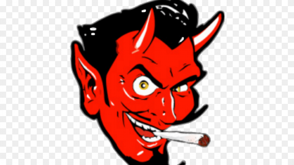 Demon Clipart Devil S Advocate Devil Face With Cigar, Head, Person, Baby, Art Free Png Download