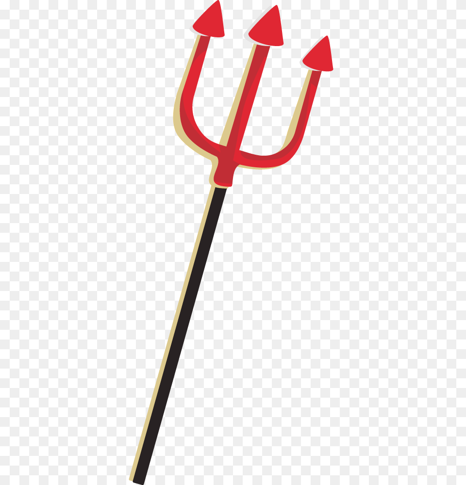 Demon Clipart Pitchfork, Trident, Weapon, Blade, Dagger Png