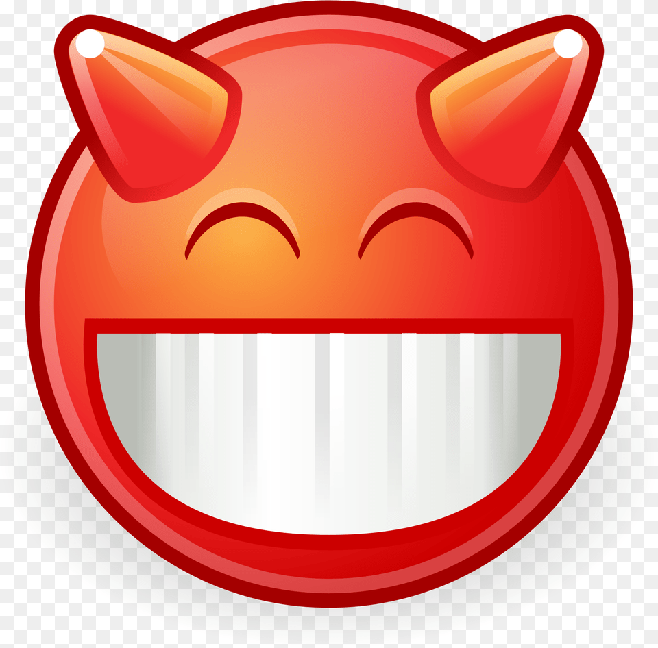 Demon Devilish Smiley Face, Logo Free Png Download