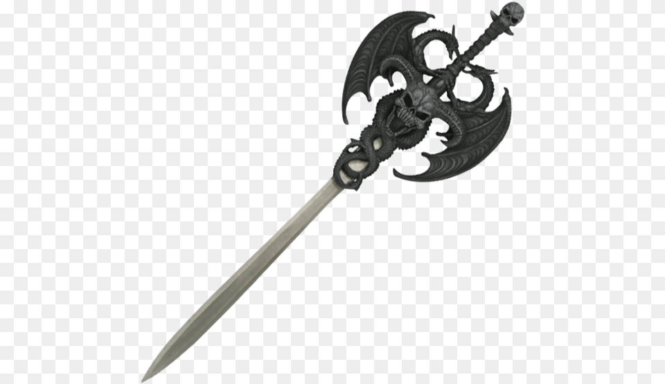 Demon Dragon Sword Plaque Dragon Sword, Weapon, Blade, Dagger, Knife Free Transparent Png