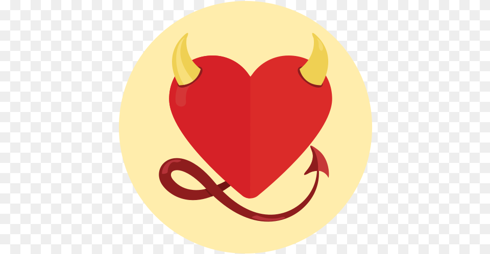 Demon Heart Icon Of Valentineu0027s Icons Heart, Logo, Leaf, Plant Free Png Download