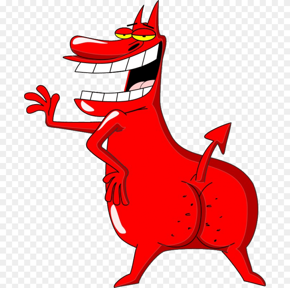 Demon Image Cow And Chicken Devil, Dynamite, Weapon Free Png Download