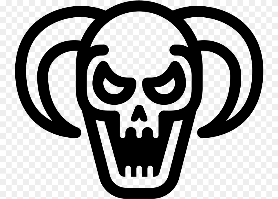 Demon Demon Icon, Gray Png Image