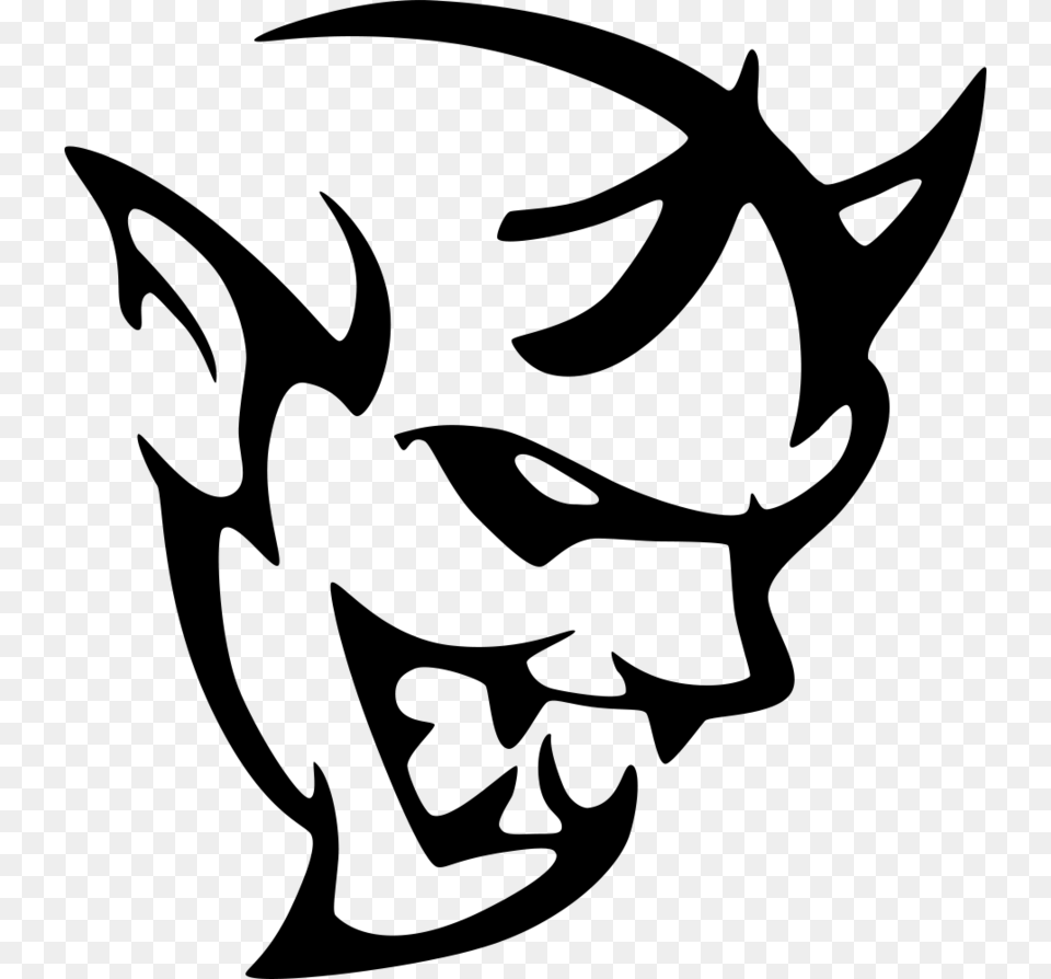 Demon Logos, Gray Png Image