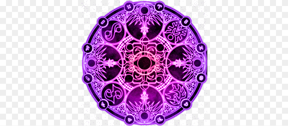 Demon Magic Circle Yuuko Ichihara Magic Circle, Accessories, Pattern, Purple, Fractal Png Image