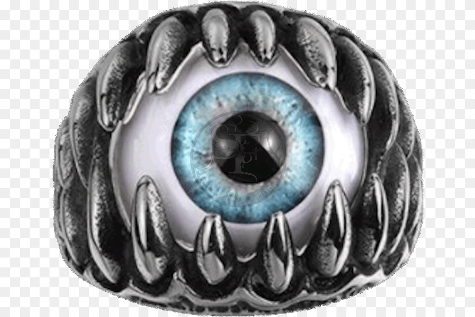 Demon Ring Eye 316l Stainless Steel Biker Maya Eyeball Ring, Accessories, Gemstone, Jewelry, Ornament Png Image