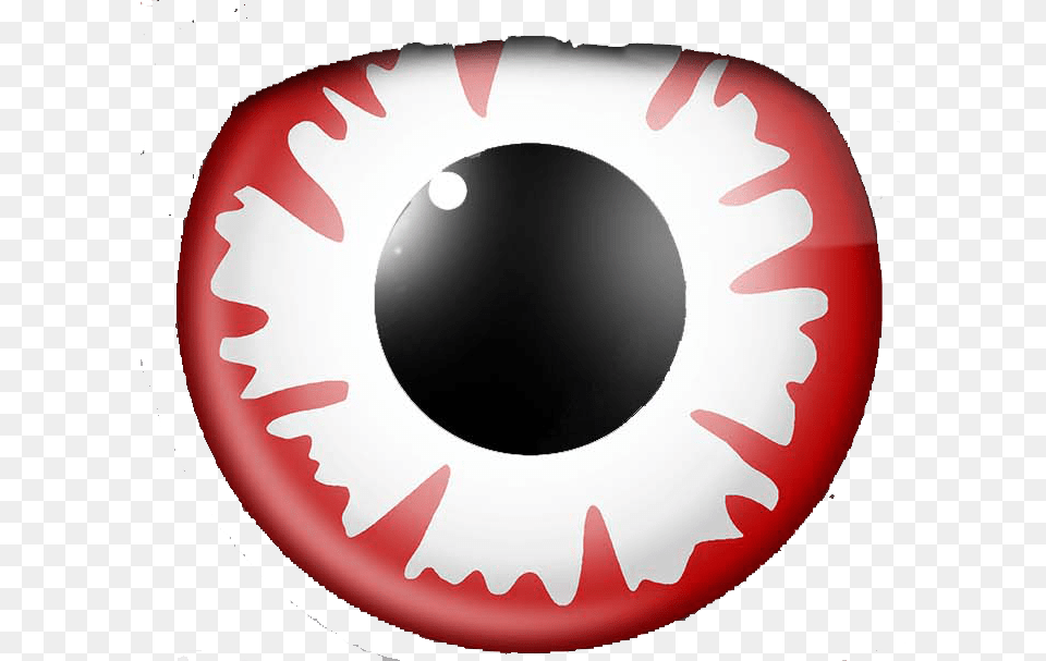 Demon White Contact Lens, Hole Free Png