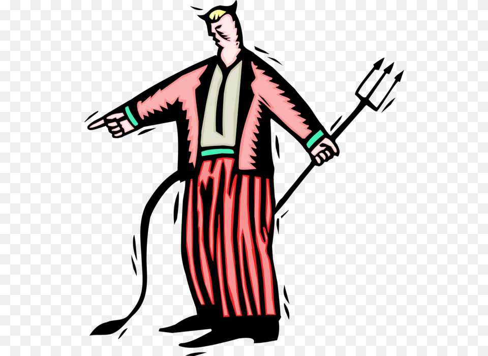 Demonic Businessman With Pitchfork, Clothing, Long Sleeve, Sleeve, Adult Png