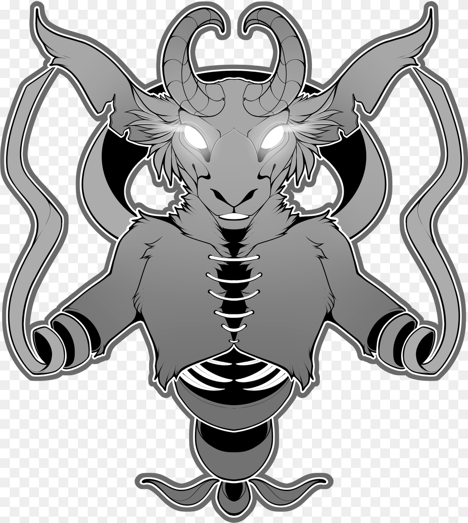 Demonic Goat, Emblem, Symbol, Baby, Person Free Png Download