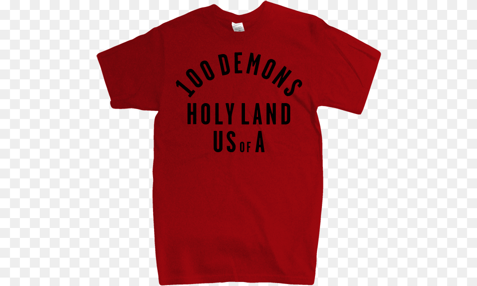 Demons Holyland King Crimson Red T Shirt, Clothing, T-shirt Png Image