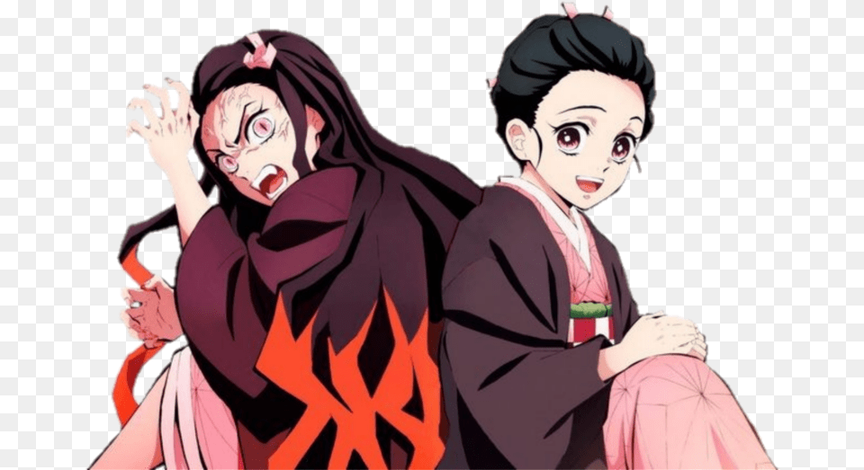 Demonslayer Render Nezuko Ng Pink Butterfly Estate Demon Slayer, Adult, Person, Female, Woman Free Transparent Png