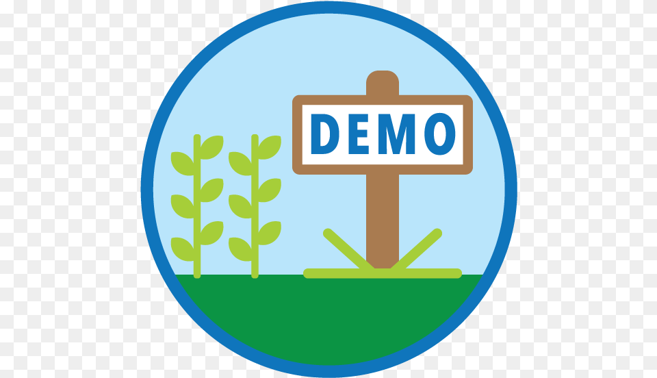 Demonstration Garden Mgv Project Map Icon Sign, Disk, Symbol Png