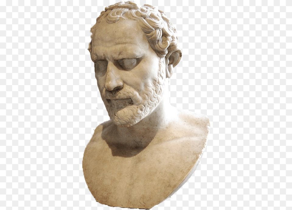 Demosthenes Bust, Art, Adult, Person, Man Free Png Download