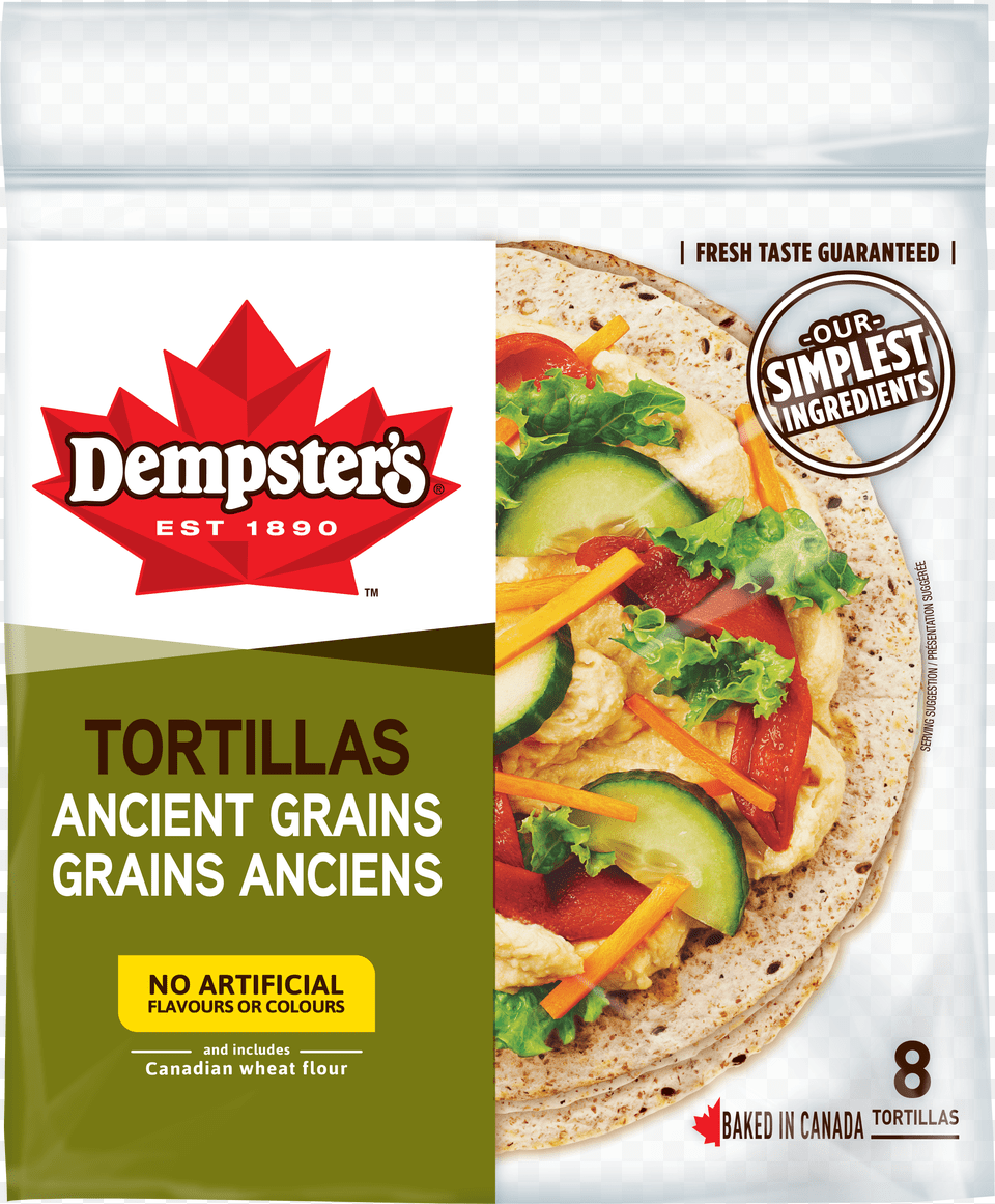 Dempster S Ancient Grains 7 Dempsters Whole Wheat Tortilla Free Png Download