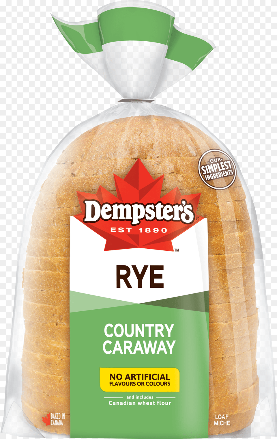 Dempster S Country Caraway Rye Whole Wheat Bread, Food Free Png Download