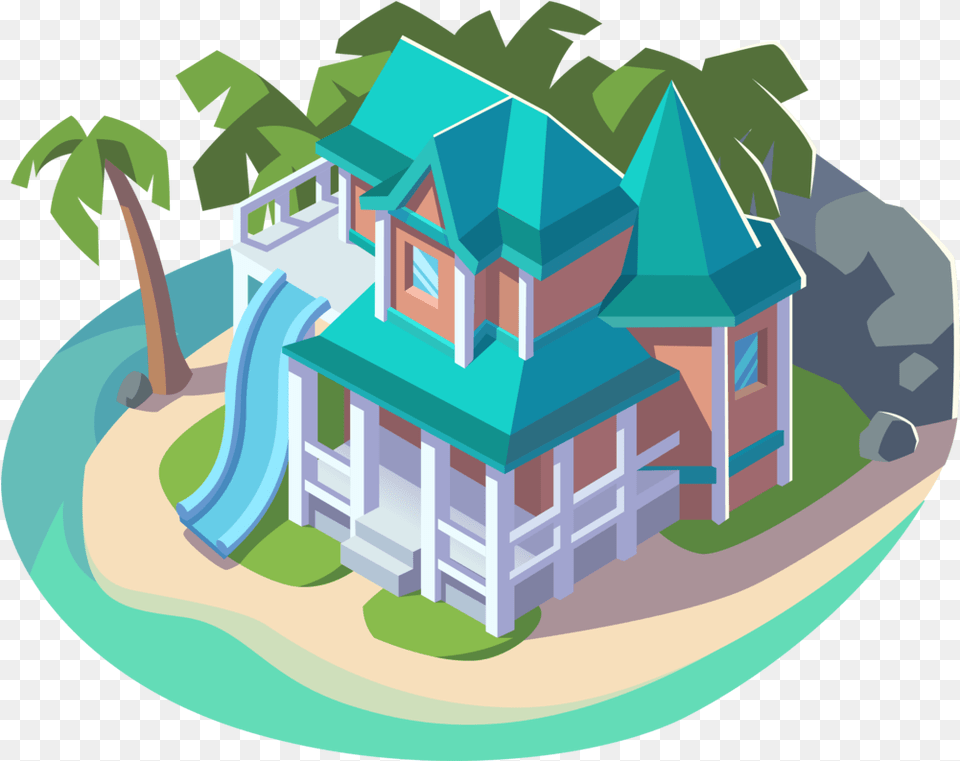 Den Icons U2014 Animal Jam Archives Palm Trees, Neighborhood, Architecture, Housing, House Free Png Download
