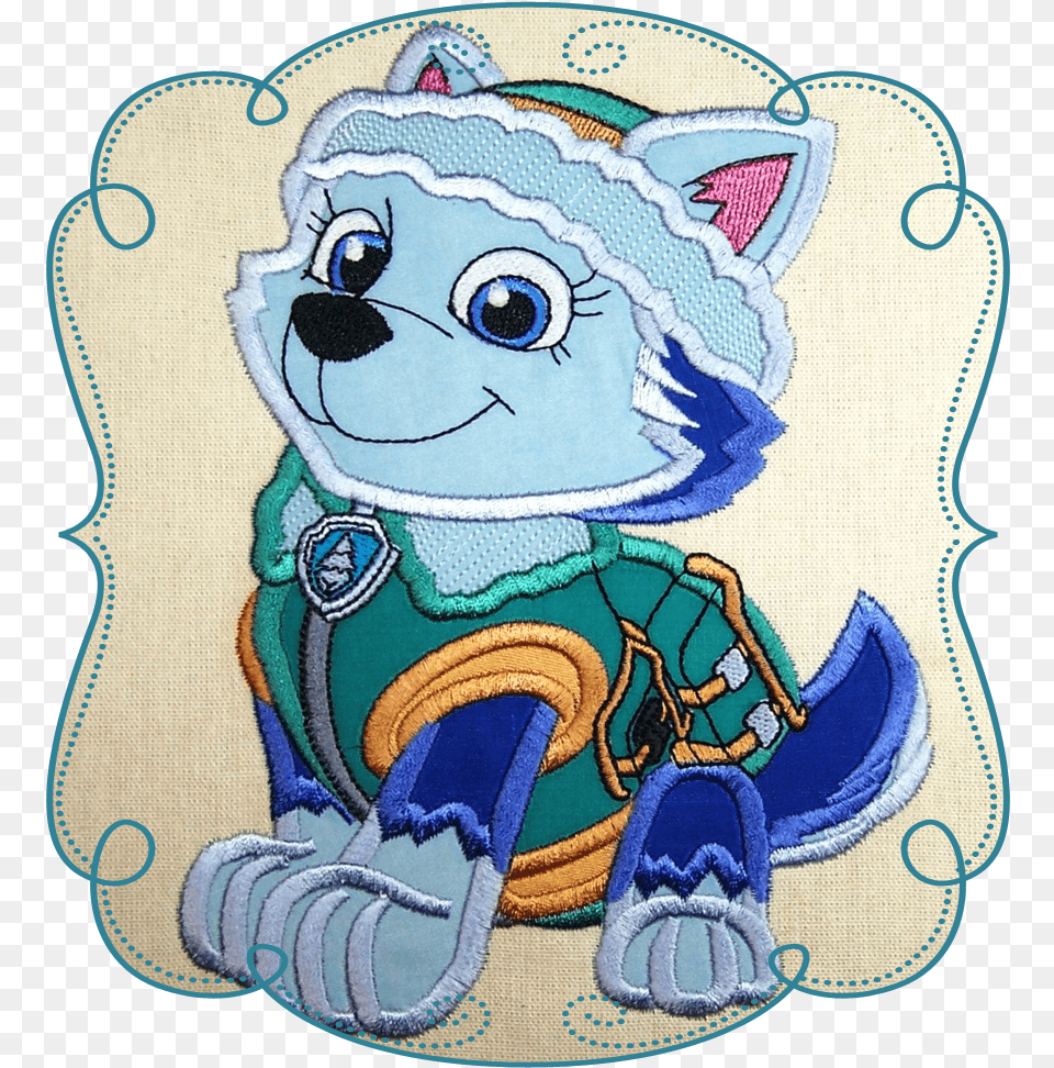 Denali Paw Patrol Embroidery Design, Applique, Pattern, Person, Baby Free Transparent Png