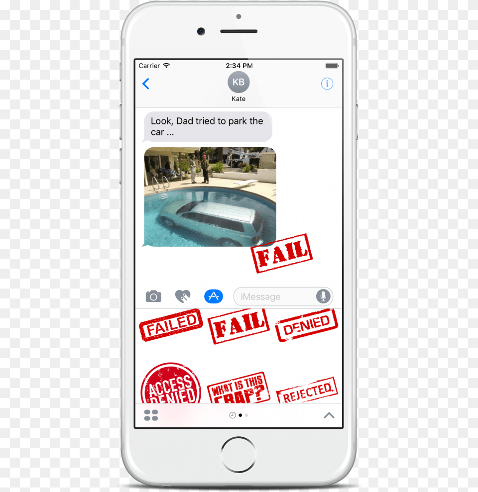 Denied Stamp, Electronics, Phone, Mobile Phone, Pool Png Image