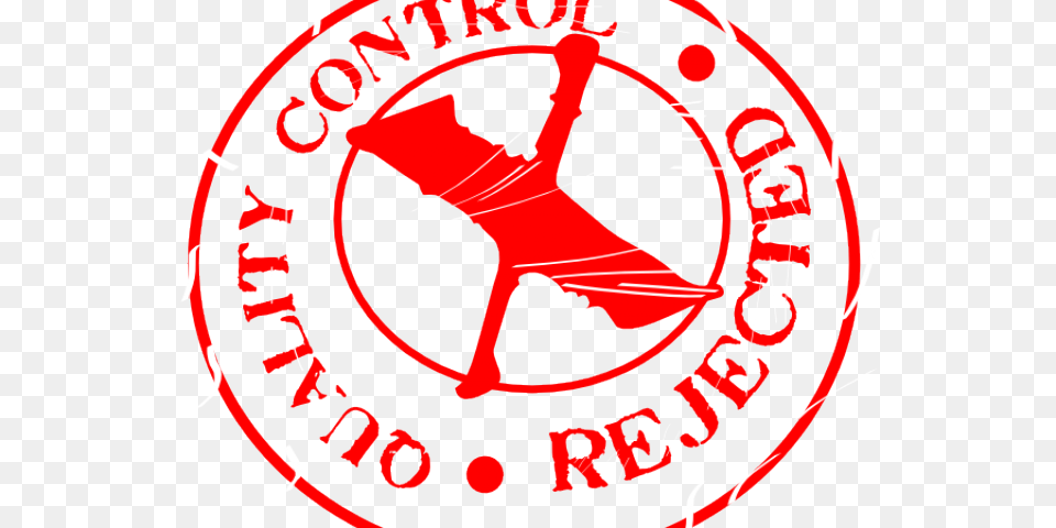 Denied Stamp Clipart Quality Approved Quality Control Rejected, Logo, Emblem, Symbol, Ammunition Png Image