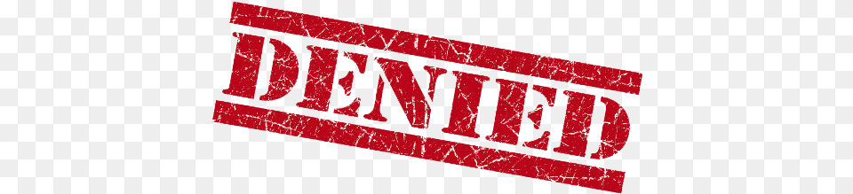 Denied Stamp Part Time, Text, Sticker Png