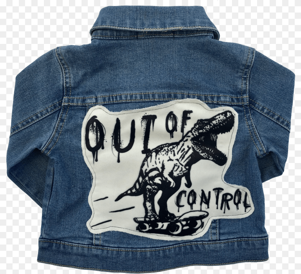 Denim And Jean Dinosaur Print Graphic Print Jacket Jeans, Clothing, Coat, Pants, Vest Free Png