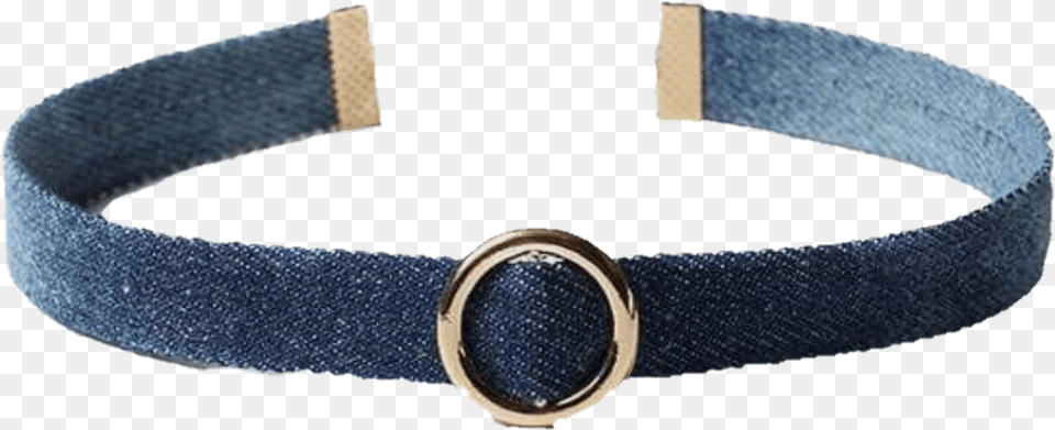 Denim Choker Blue Stick Fashion Necklace Bracelet, Accessories, Jewelry, Belt, Buckle Png Image