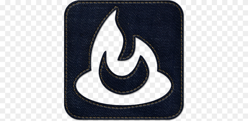 Denim Jean Social Feedburner Logo Square Icon Icon, Clothing, Hat, Home Decor, Symbol Free Png Download