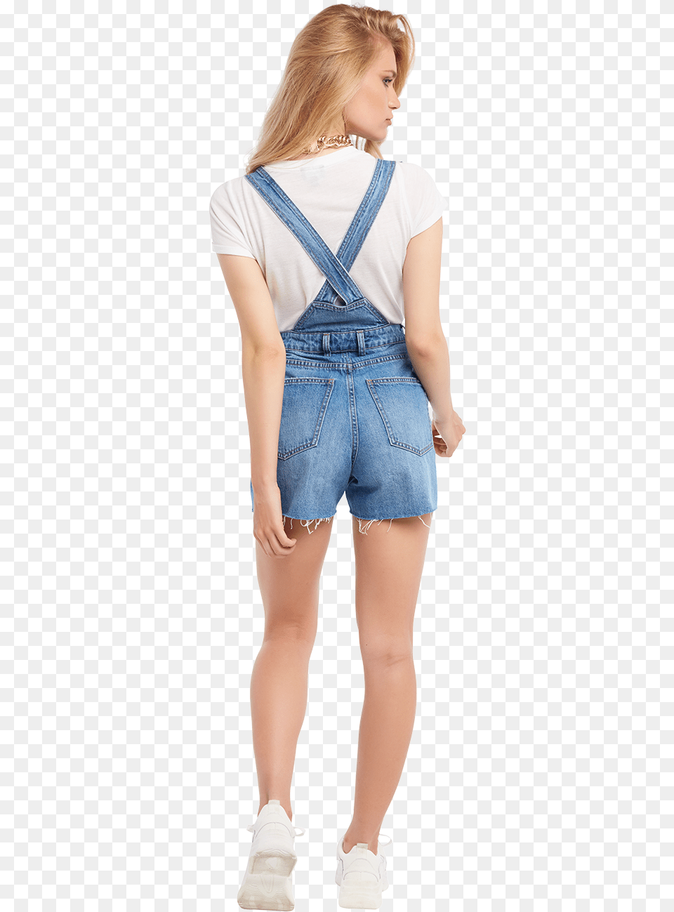 Denim Short Overall In Colour Citadel One Piece Garment, Clothing, Shorts, Pants, Jeans Png