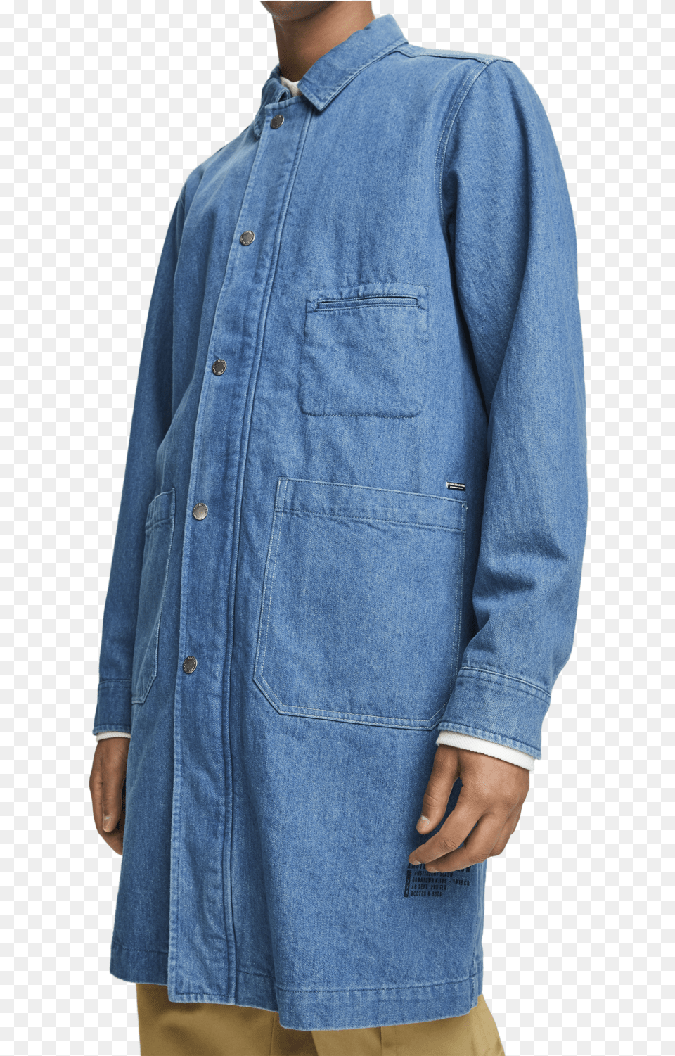 Denim Trench Coat Pocket, Clothing, Jeans, Long Sleeve, Pants Png