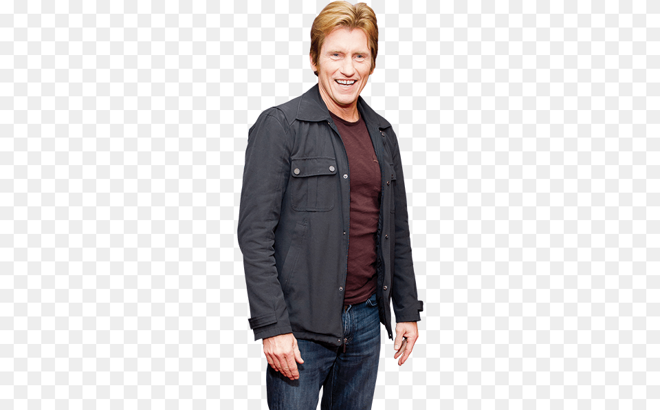 Denis Leary On The Amazing Spider Man Big Budget Improv Leather Jacket, Clothing, Coat, Adult, Person Free Transparent Png