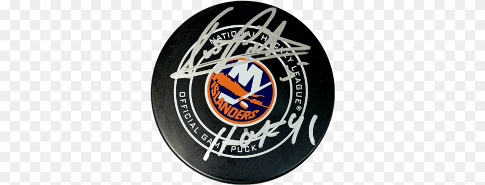 Denis Potvin Autographed New York New York Islanders, Emblem, Symbol, Blackboard Png Image