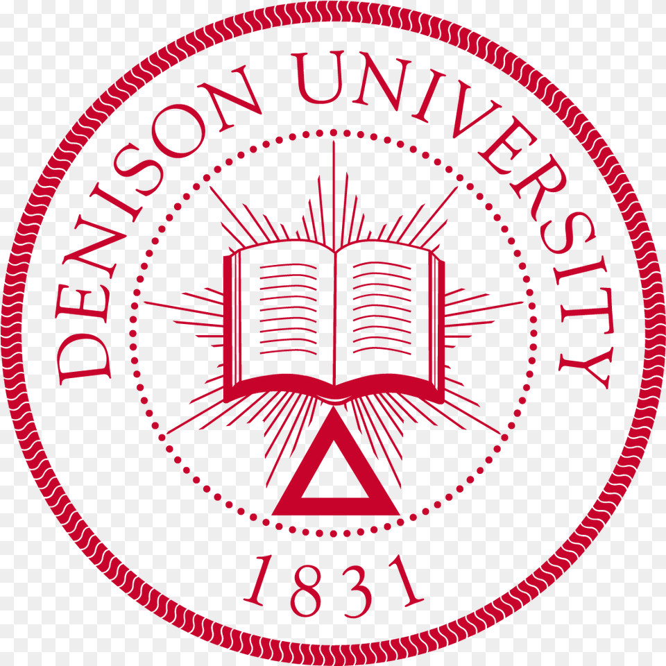 Denison University Seal2 Red Door Church, Emblem, Logo, Symbol Free Png Download