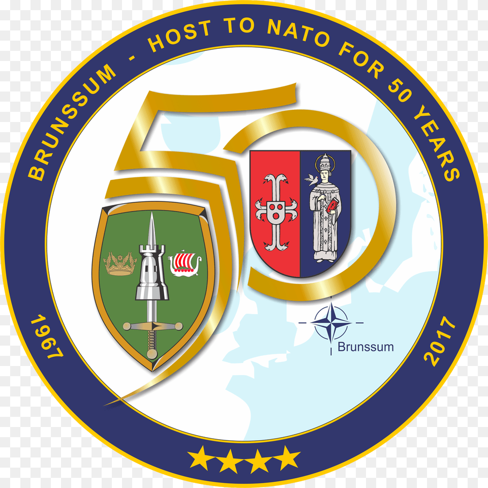 Denmark At Nato On Twitter Brunssum, Badge, Logo, Symbol, Emblem Free Png Download