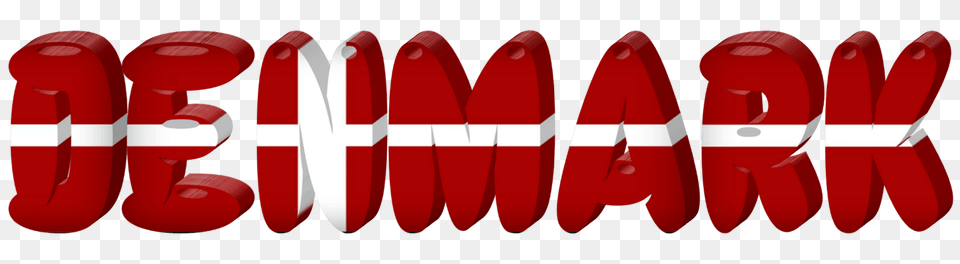 Denmark Lettering With Flag Clipart, Clothing, Footwear, Shoe, Dynamite Free Transparent Png