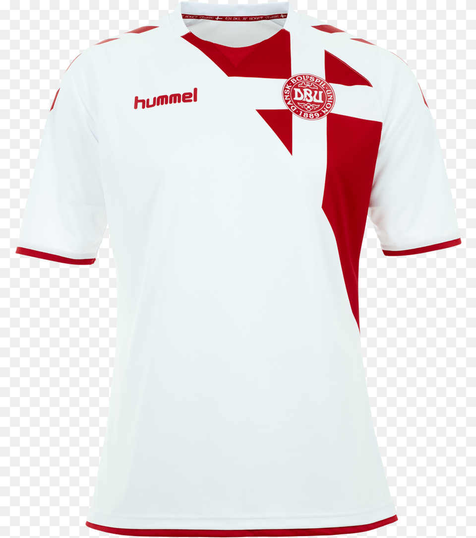 Denmark National Football Team Kit, Clothing, Shirt, T-shirt, Jersey Png Image