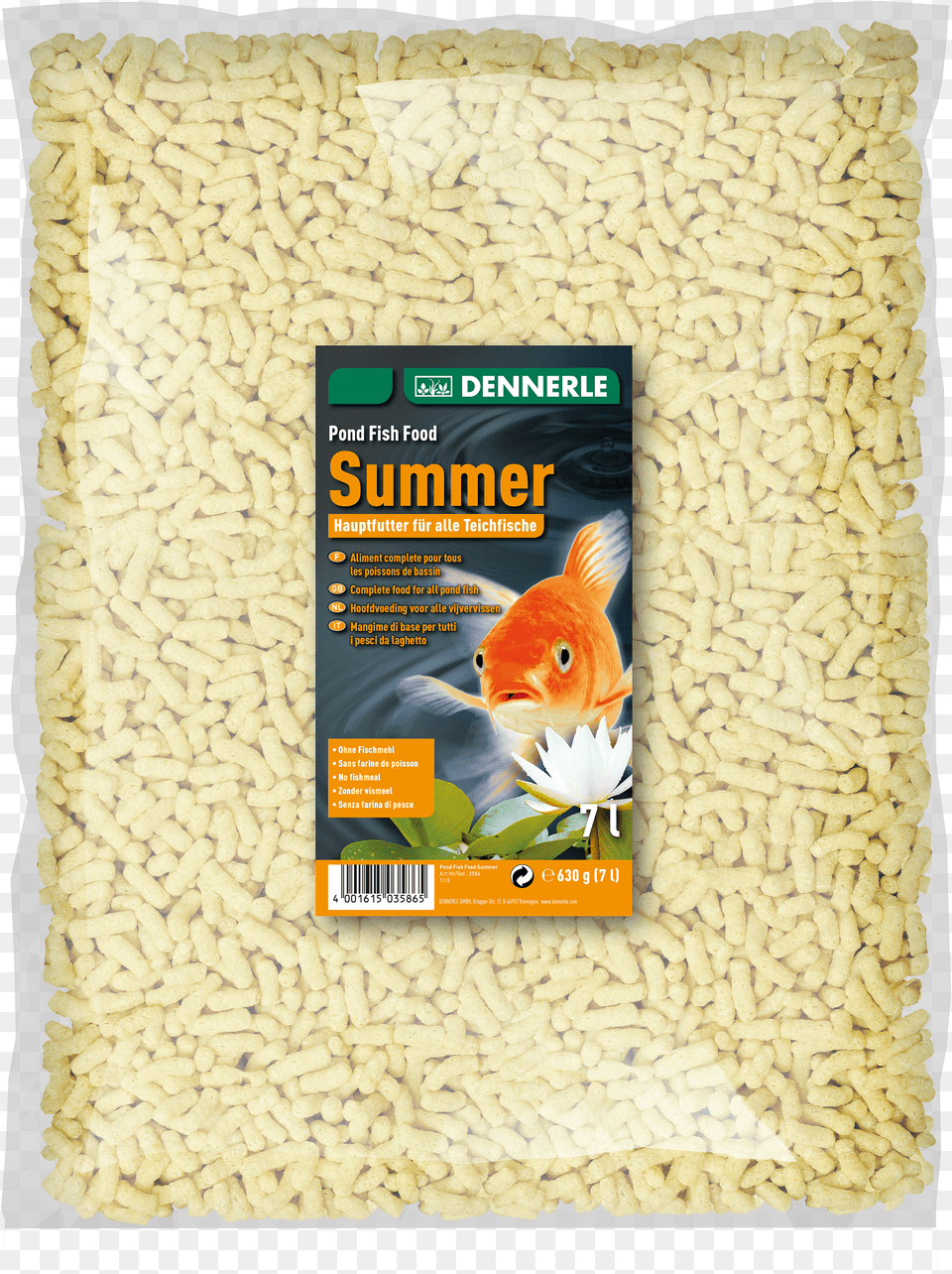 Dennerle Summer Pond Fish Food 7l Download Gerbil Free Png