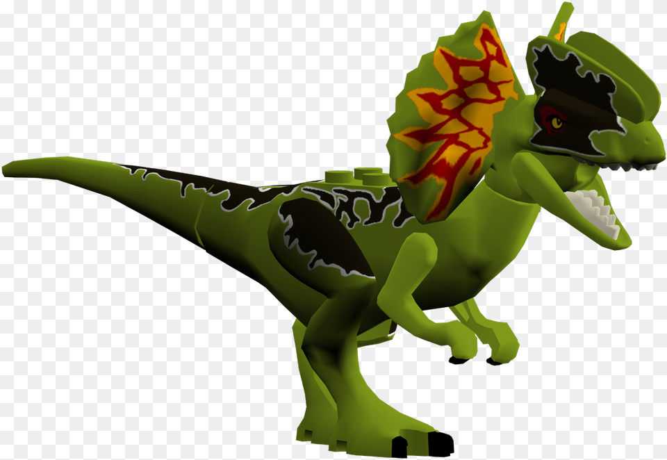 Dennis And The Dilophosaurus Jurassic Park Lego, Animal, Dinosaur, Reptile, T-rex Png Image