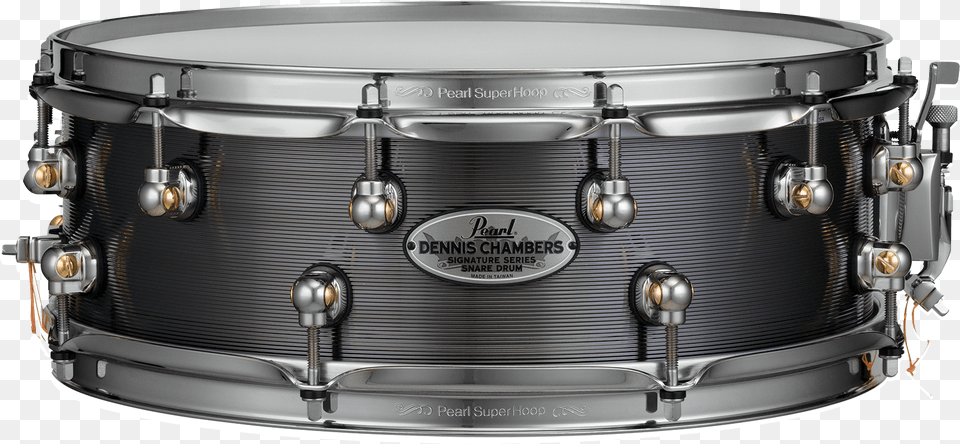 Dennis Chambers Signature Series Snare Drums Will Be Pearl Dennis Chambers Signature Snare Drum, Musical Instrument, Percussion, Hot Tub, Tub Png Image