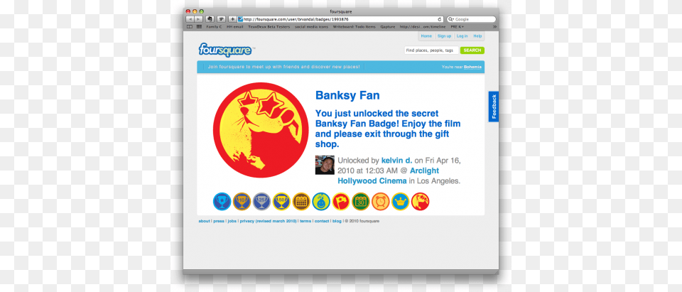 Dennis Crowley A Huge Banksy Fan Launched A Secret Foursquare, File, Webpage, Person Free Transparent Png