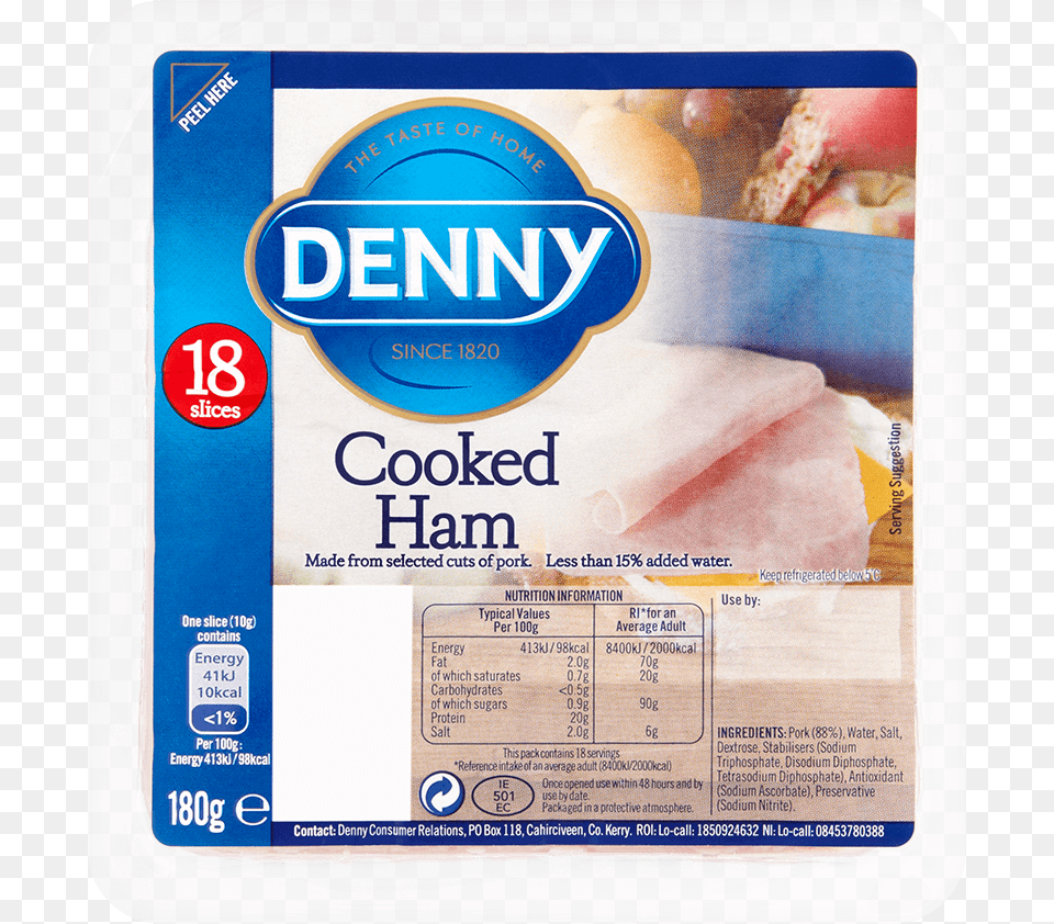 Denny Cooked Ham, Text Png