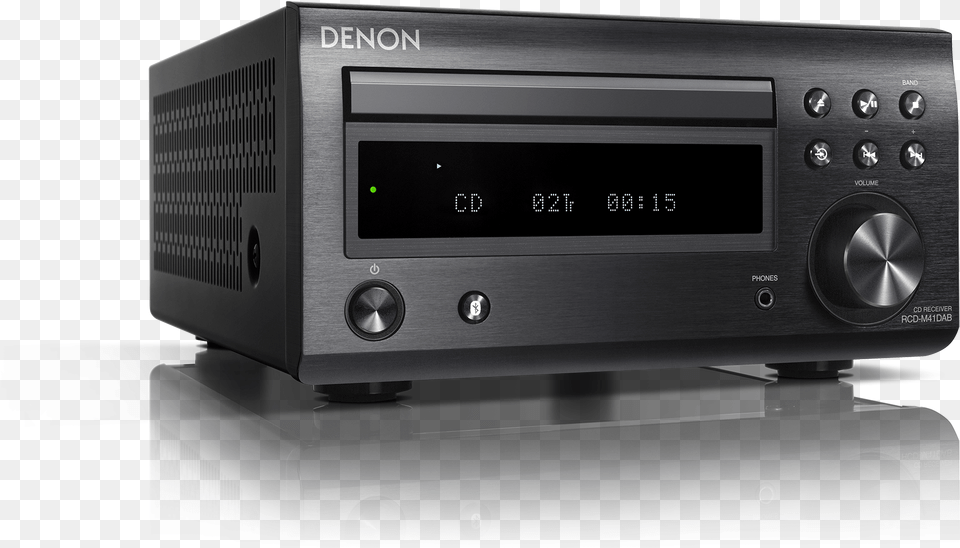 Denon Rcdm41 Dabfm Cd Receiver With Bluetooth Bluetooth Hi Fi Cd Player, Electronics, Cd Player, Appliance, Device Png