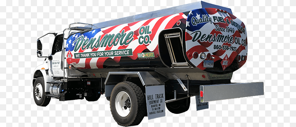 Densmore Oil Military Discount Truck Trailer Truck, Trailer Truck, Transportation, Vehicle, Advertisement Png